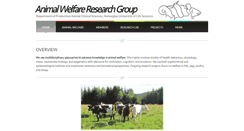 Desktop Screenshot of animalwelfarenorway.com